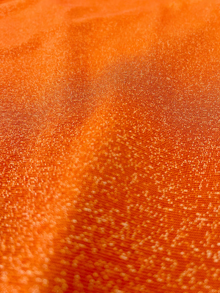 Bañador entero color naranja con lurex plata
